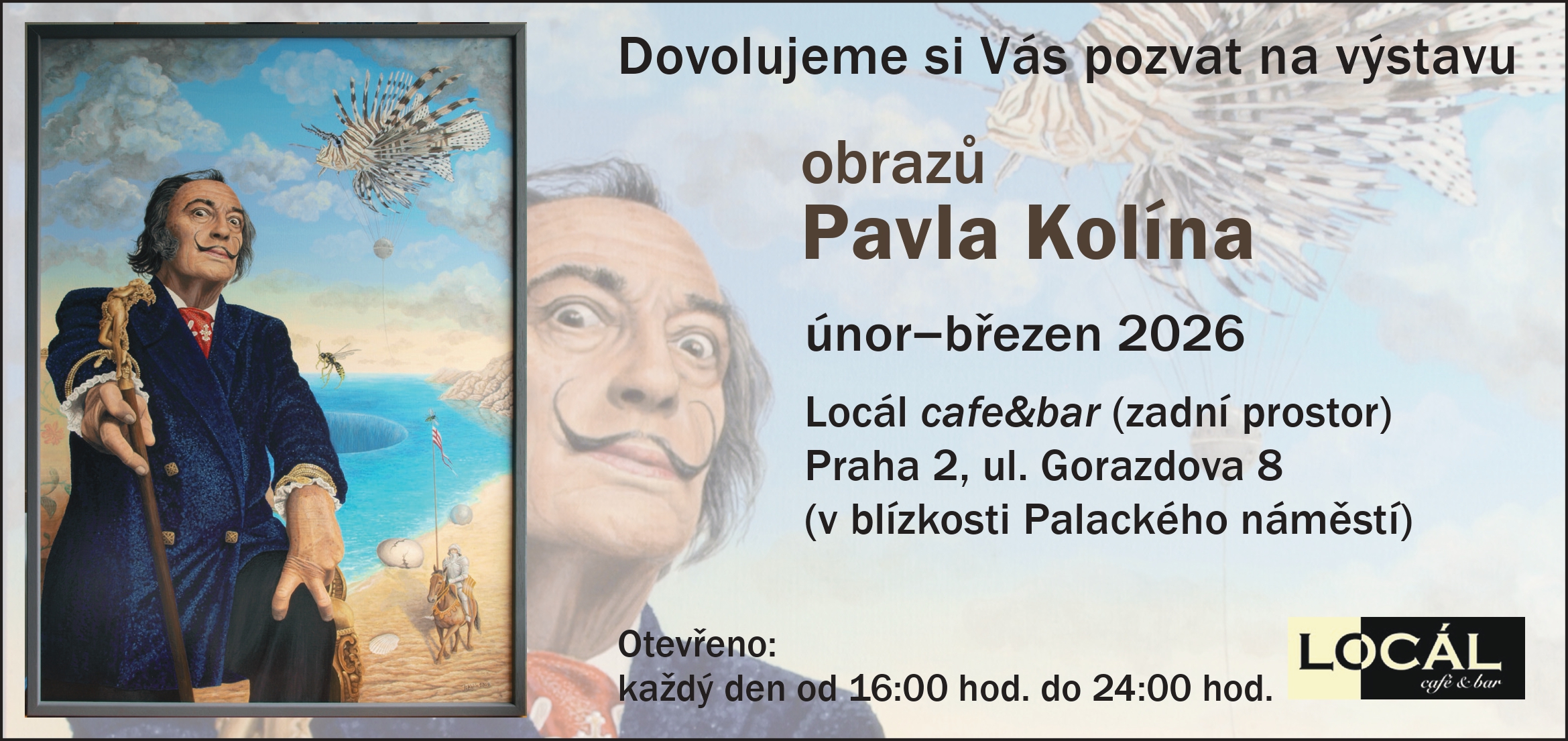 Exhibition invitation poster